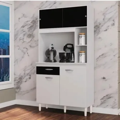 Armário de Cozinha Compacto com Design Moderno