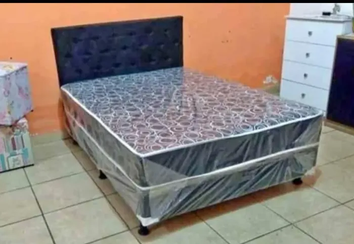 Cama box casal ortopédica