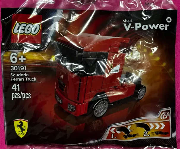 Lego Ferrari Shell 458 Itália edição 2012, lacrado modelo 30191