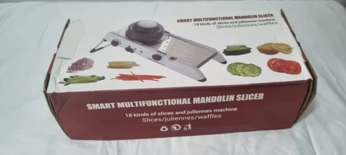 Mandolin Fatiador multifuncional Aço Inox 18 tipos de corte