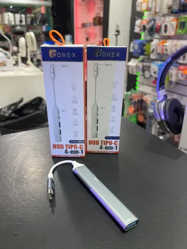 Hub USB Tipo-C 4 em 1