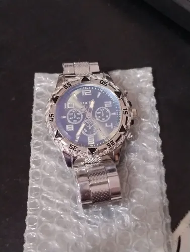 Relógio Saigela Masculino QUARTZ AÇO INOXIDÁVEL
