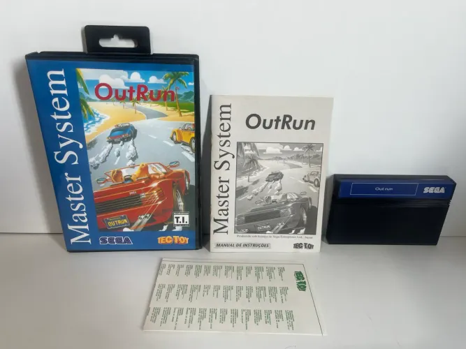 Out Run - Caixa Azul - Sega Master System