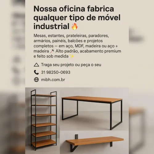 Móveis industriais e planejados 