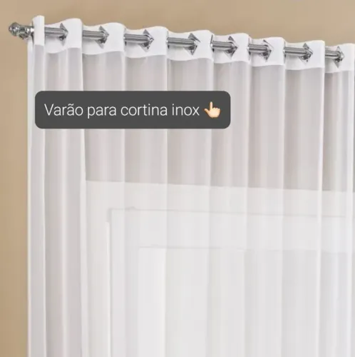 Varão para Cortina em Inox
