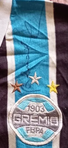 Grêmio - Camiseta Autógrafo Portaluppi 