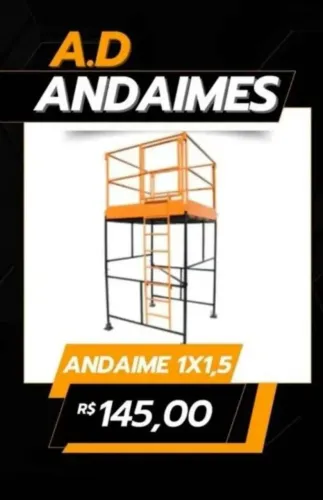 Andaimes 1x1,5 Novos 