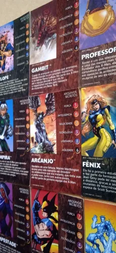 Cards Colecionáveis Marvel X-Men Wolverine
