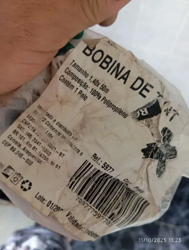 Rolo de bobina TNT 50 mts