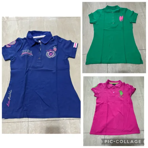 Lote 3 camisetas polo feminina TAM M