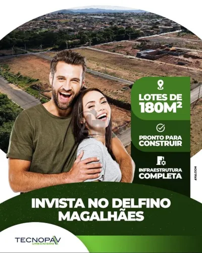 Lote com financiamento próprio no bairro Delfino Magalhães