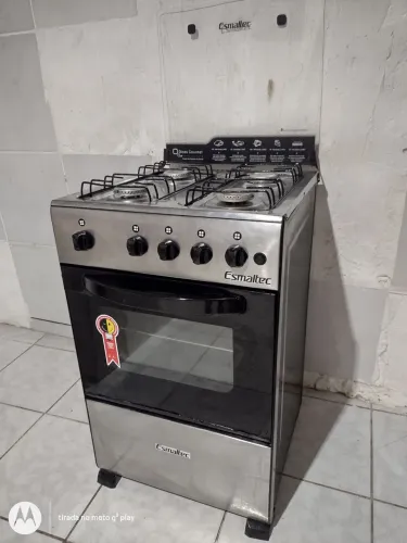 Fogão Frente Inox 4 Bocas