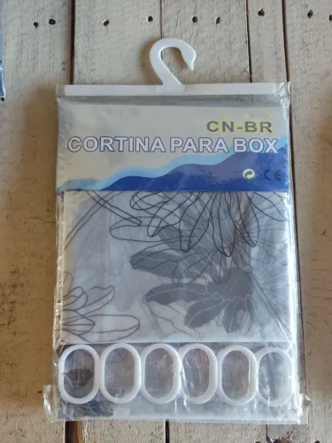 CORTINA P/ BOX BANHEIRO 