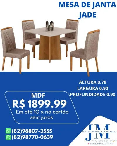 PROMOÇÃO MESAS DE JANTA