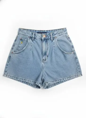 Short Jeans Azul Claro - Tamanho 36