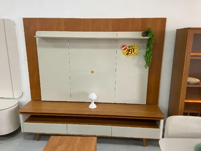 Rack com Painel 2,20m ? Design Moderno e Funcional para Sua Sala!