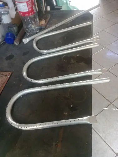 Queimadores chapa de lanches 