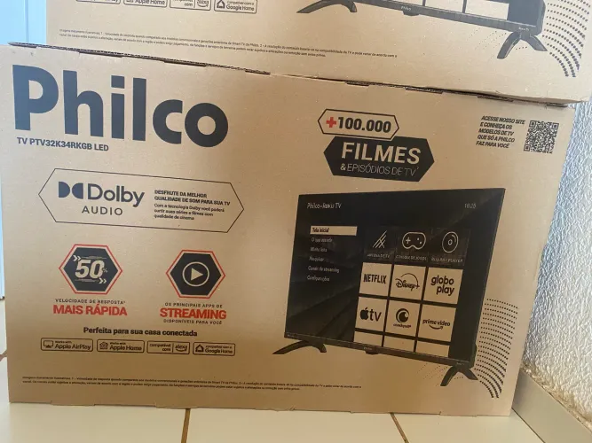 TV smart tv Philco 32? lacrada 1 ano de garantia