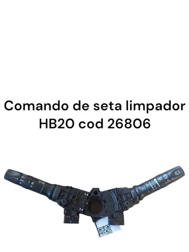 Comando De Seta Do Limpador Hyundai Hb20 Cod 26806