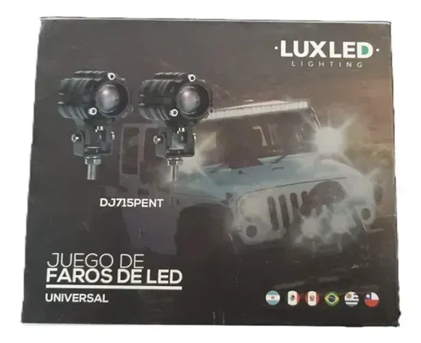 Conjunto De Faróis De Led Universal Farol Led Universal off road