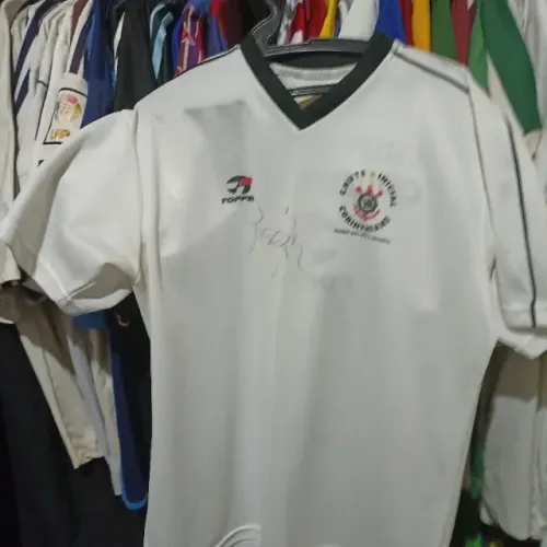 Camisa do Corinthians Topper autografada 