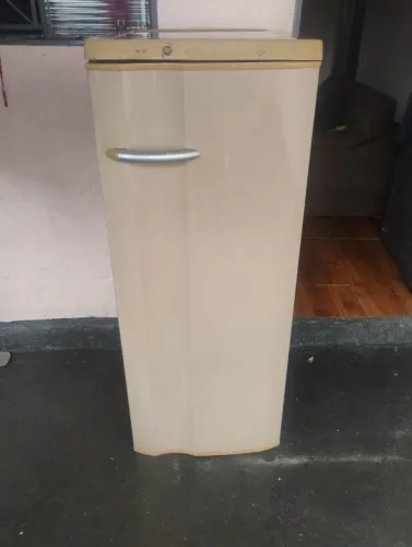 Geladeira Electrolux cor marrom 480,00 entrega grátis