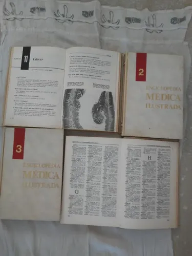 Coleção Antiga Enciclopédia Médica Ilustrada.