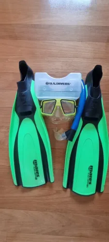 Nadadeiras numero 42-43 marca U.S.Divers+ macara e snokel novissimas!