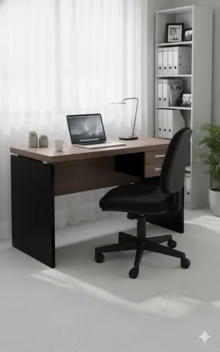 Escrivaninha Bicolor com 2 Gavetas (Mostruário)