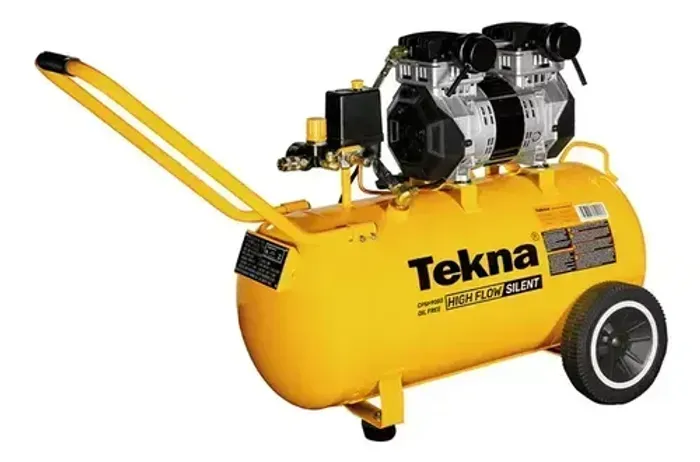 Compressor Ar 50l 2,5hp 9,1pes Isento Oleo Cpsh9050-2c 220v-Tekna