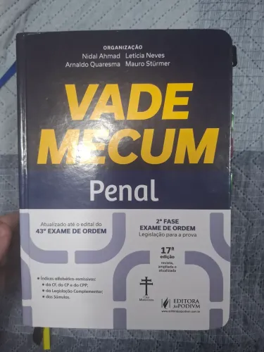 Vade Mecum Penal 43 Exame De Ordem Nidal Ahmad.