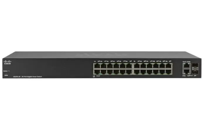 Switch Small Business Cisco SG200 26 24Portas Gigabit L 2 Silencioso Top