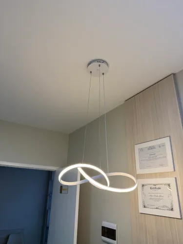 Pendente LED com 2 anéis
