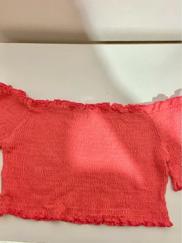 Tomara que caia pink tecido franzido