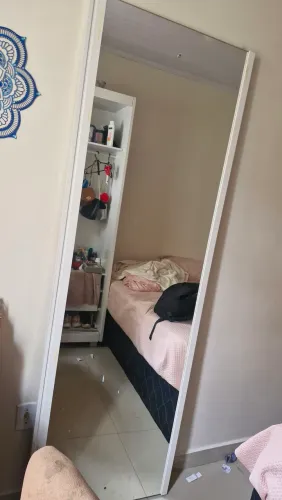 Espelho de 2 metros  de Corpo Grande com Rodinhas - Fácil de Mover | Ótimo Estado