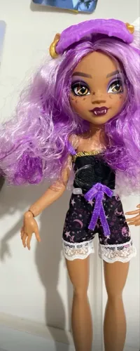 monster high pijamas monstruosas clawdeen