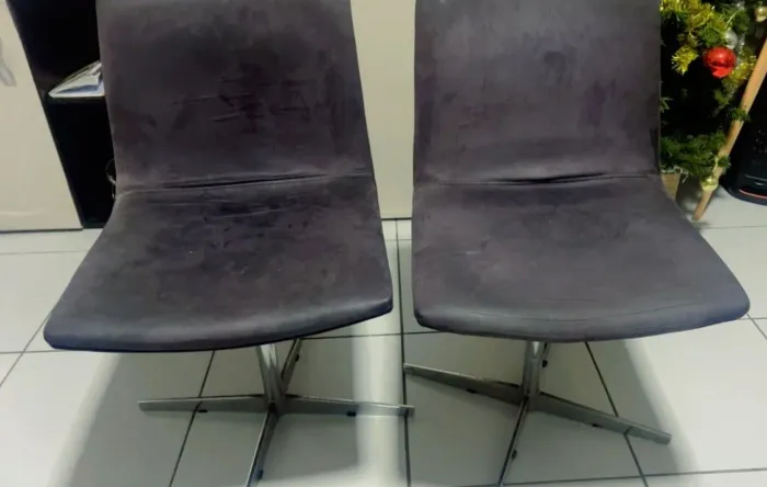 Cadeiras de sala de estar em Suede 