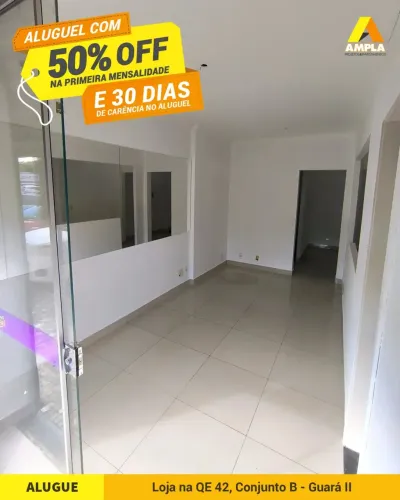 ALUGA-SE LOJA 50% DE DESCONTO e 30 DIAS DE CARÊNCIA