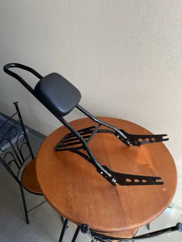 Sissy Bar Street Bob 25 polegadas Wings Custom