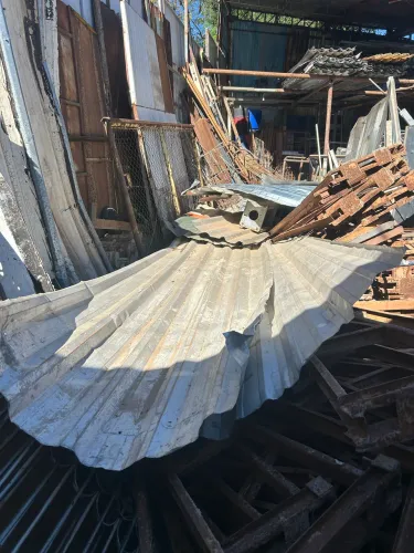 Telha galvanizada para tapume