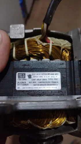 motor de máquina de lavar