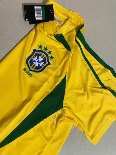 Camisa Retrô seleção brasileira 2002 - camiseta Brasil, tamanho GG