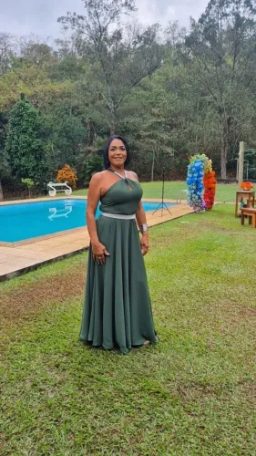 2 vestidos de casamento verde