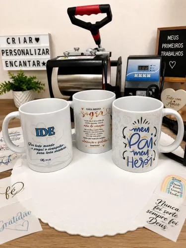 Canecas personalizadas, do seu jeito, encomende já 