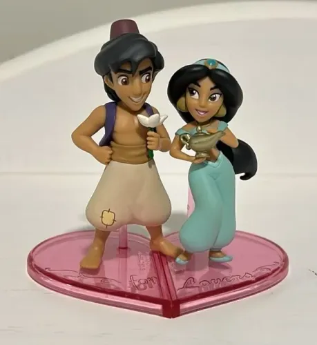 Miniatura Disney Aladdin e Jasmine romance