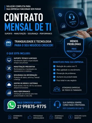 Contrato mensal ti informática