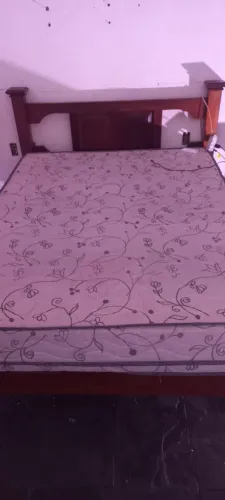 Cama de casal rustica