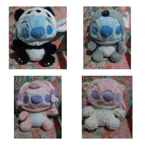Pelucia media stitch - kit com 4