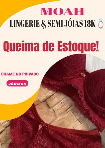 Queima de Estoque!!  Lingerie e Semi Jóias 18k