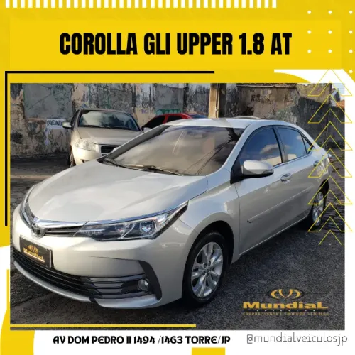 Toyota Corolla GLI Upper 1.8 Flex 16V Aut. 2018